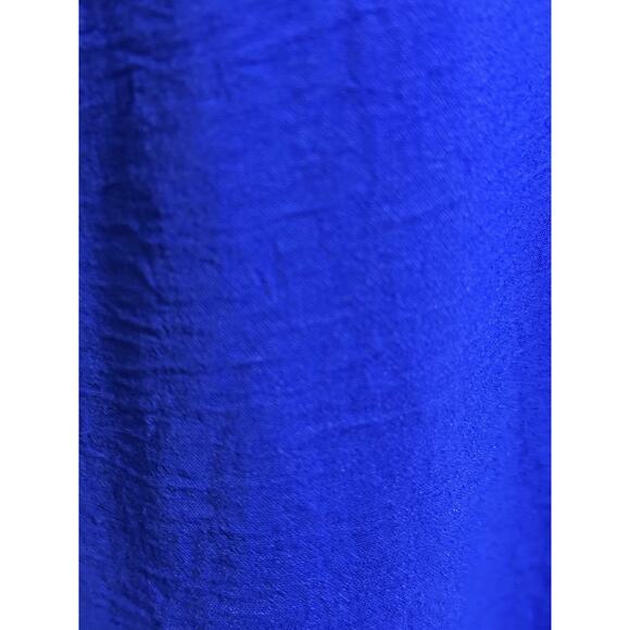 Franne Golde Women’s Royal Blue Santorini Airflow Maxi Dress Size (L) V Neck - Picture 15 of 16